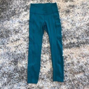 Lululemon Fast & Free Tights 25” Laguna Size 4